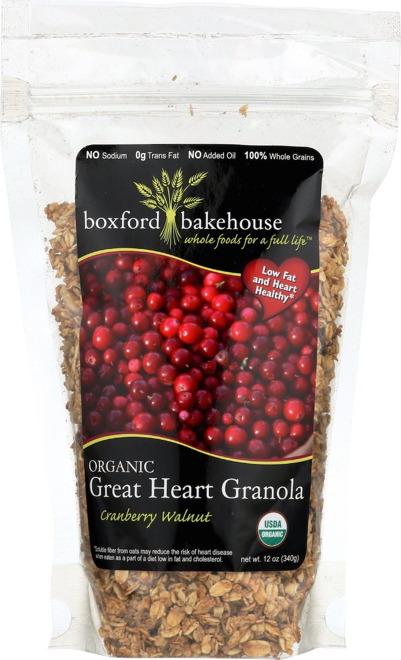BOXFORD BAKEHOUSE Organic Cranberry Walnut Granola, 12 OZ