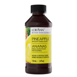 LorAnn Pineapple Bakery Emulsion, 4 oz - Intense Pineapple Flavor Extract for Baking, Cookies, Frosting, Ice Cream, Pineapple Pie, Smoothies