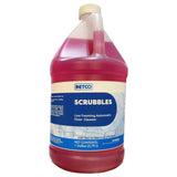 Detco Scrubbles Low Foaming Automatic Floor Cleaner, Industrial Strength Concentrate - Deep Cleaning Solution for Concrete Floors, 2oz Per Gallon