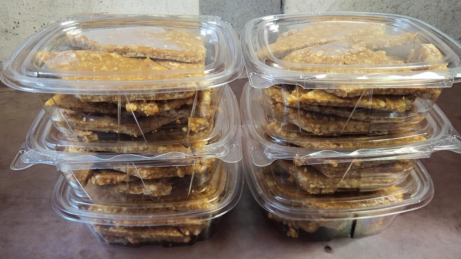 Nkatie Cake, Ghana Style Peanut Brittle 8 oz pack