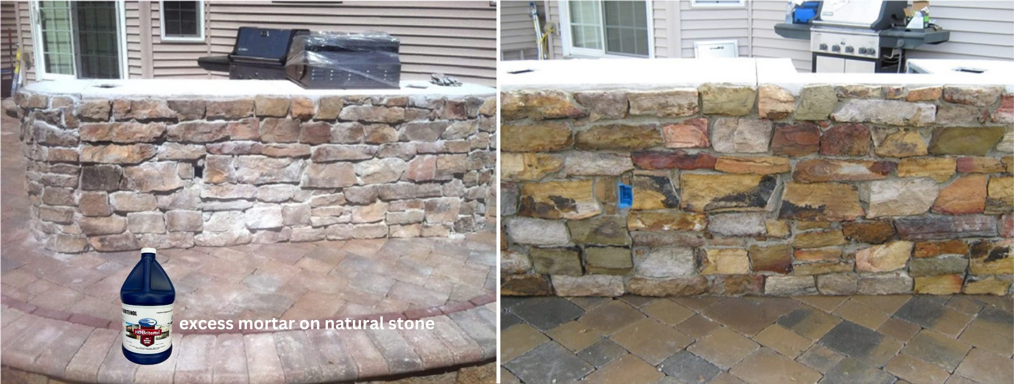 EaCo Chem NMD 80 -#1 New Masonry Detergent - Powerful Safe & Effective - Remove Efflorescence and Mortar Smears From Brick, Stone, Limestone