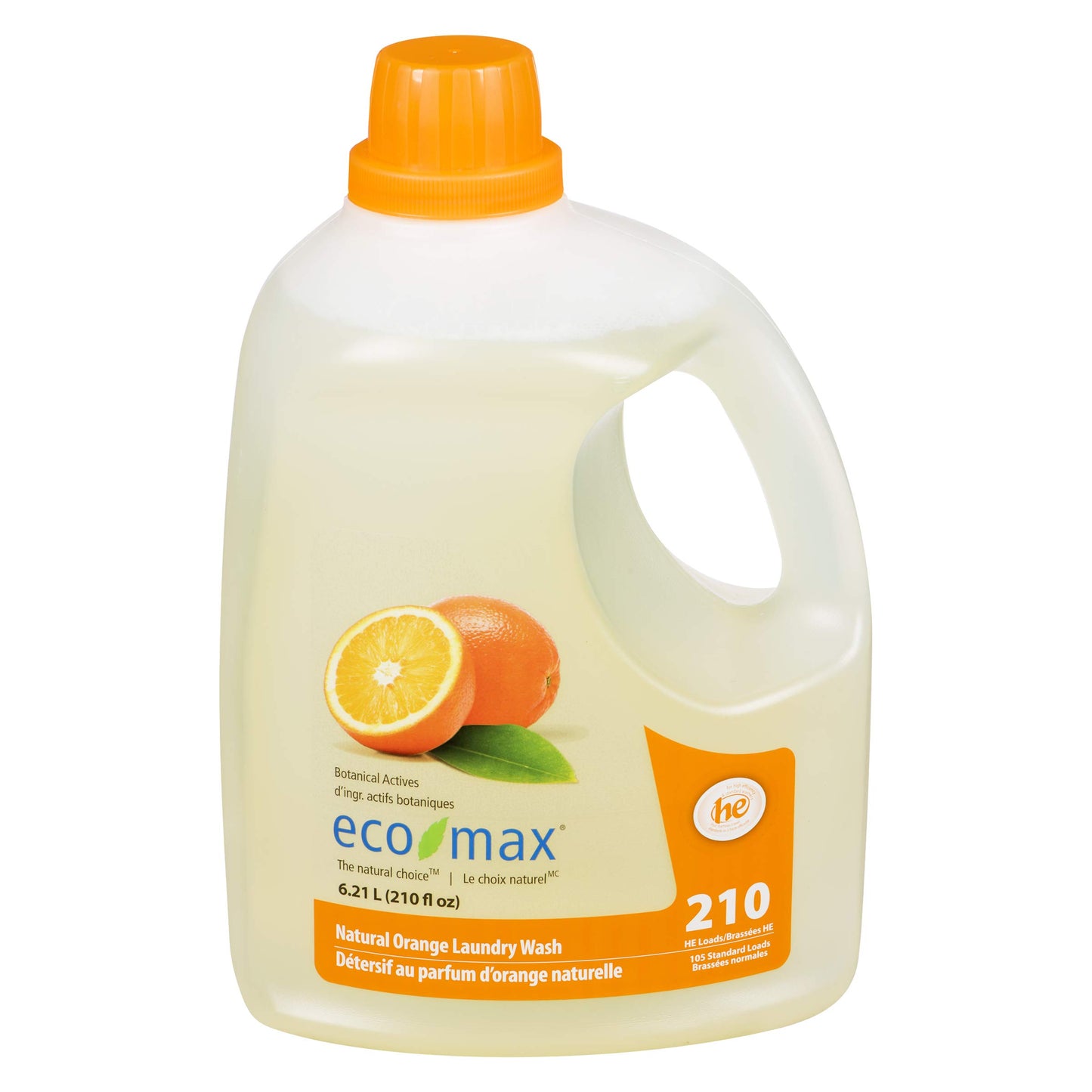 Ecomax Natural Orange Laundry Wash, 6210 ML