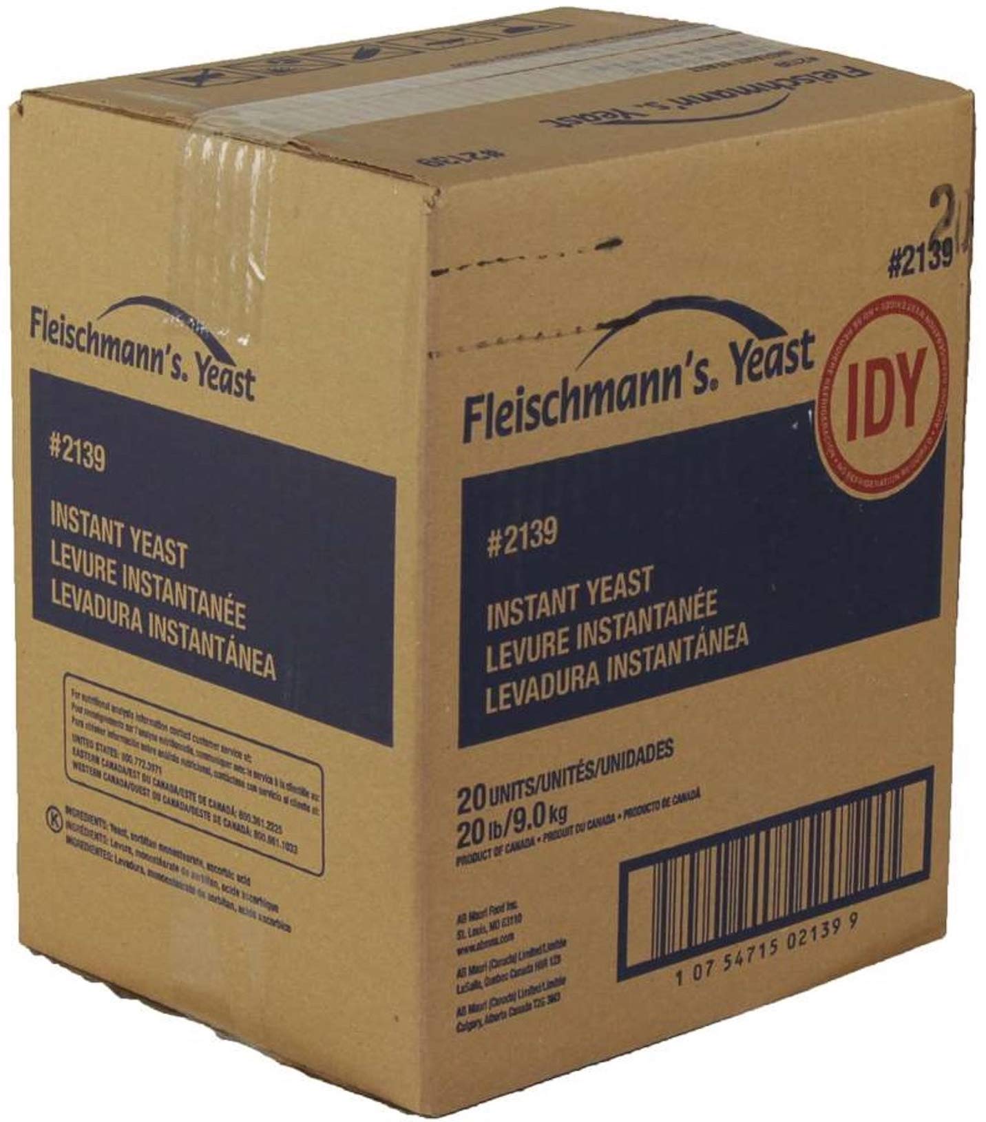 Fleischmanns Yeast Instant Dry Active Yeast, 16 OZ