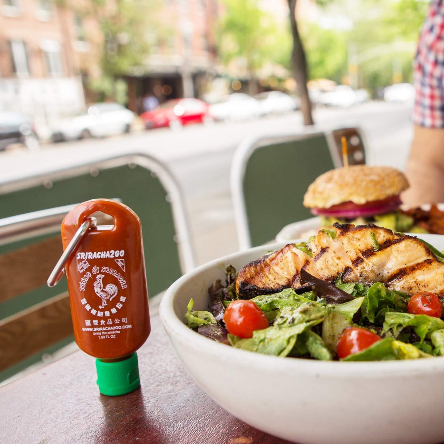 Sriracha Hot Sauce Keychain 1.7oz (Sauce Not Included)