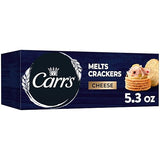 Carr's Crackers, Snack Crackers, Party Snacks, Cheese Melts, 5.3oz Box (1 Box)