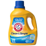 ARM & HAMMER Clean & Simple, 77 Loads Liquid Laundry Detergent, 100.5 Fl oz