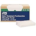 Tork Odor Resistant Foodservice Cleaning Cloth White Self Dispensing, 1 x 50 Cloths, 192194
