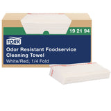 Tork Odor Resistant Foodservice Cleaning Cloth White Self Dispensing, 1 x 50 Cloths, 192194