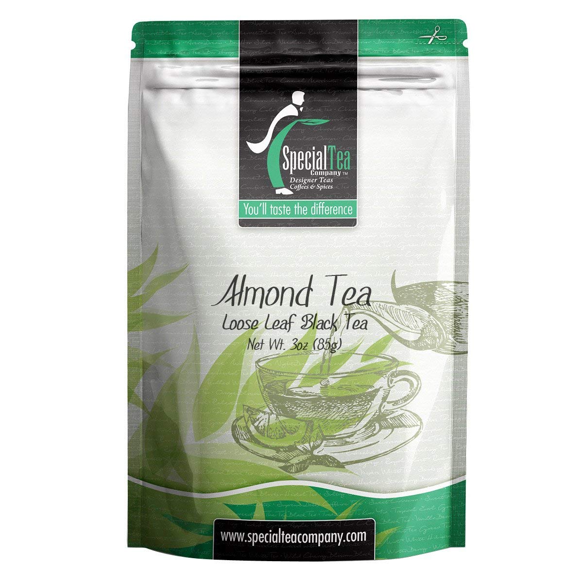 Special Tea Almond Tea Loose Black, 3 Ounce