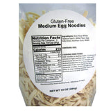 Gluten Free Noodles Amish Wedding Foods Double Yolk Medium Egg Noodle 10 oz Bag (One Bag)