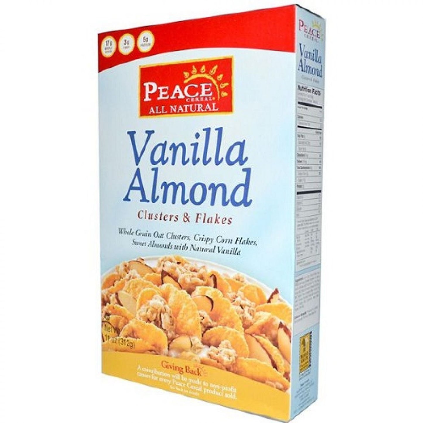 Peace Vanilla Almond Crisp Cereal ( 12x11 OZ)