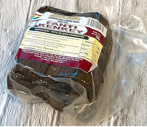 Nkulenu Fante kenkey/Fante Kenkey/Fante Dokunu / 6 pieces/Product of Ghana