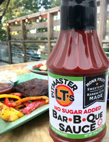 Pitmaster LT's Zero Sugar Added, Monk Fruit Sweetened | NO: Sucralose, Corn Syrup, Erythritol | Diabetic Friendly | NO: Gluten, Preservatives, Soy |