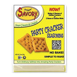 The Savory Party Cracker Seasoning No Bake, Sour Cream & Onion, 1.4 Ounce (Pack of 1)
