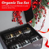 Cup Of Té Luxe, Cha Cha Chai, Curated Organic Tea Gift Set, English Breakfast Tea, Loose Leaf Tea, Decaf Tea, Organic Tea Set, 6 Ethically Sourced