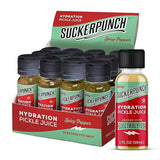 Suckerpunch Electrolyte Pickle Juice Shot, Leg and Muscle Cramp Relief, Sports Drink, Low Calorie, Gluten Free, Post Workout, Hydration, Potassium
