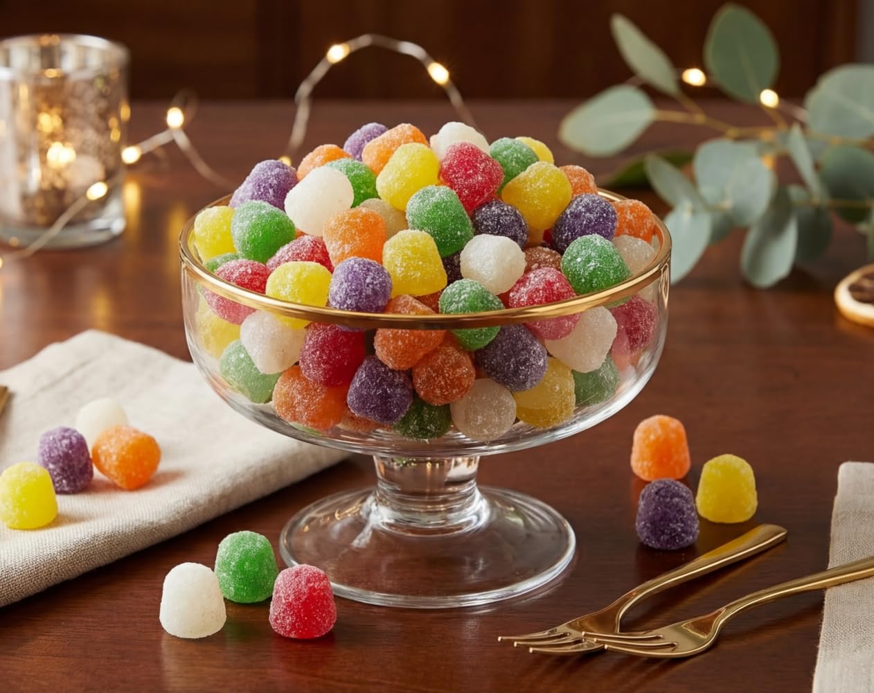 Spice Drops - 1 lb Bulk Bag of Assorted Spiced Gumdrops - Sugar?Sanded Chewy Candy in Cinnamon, Clove, Wintergreen, Anise, Spearmint & Peppermint