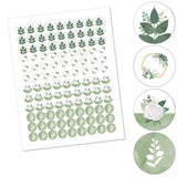 Big Dot of Happiness Boho Botanical - Greenery Party Round Candy Sticker Favors - Labels Fit Chocolate Candy (1 Sheet of 108)