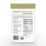 ONE ORGANIC Instant Oolong Tea Powder 4.4 oz. 125 Servings USDA Organic 100% Pure Tea - Instant Hot or Iced Unsweetened