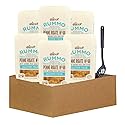 Penne Pasta - 6x Pasta Penne Rigate, 12oz Bundle with Slotted Spoon - Gluten Italian-pasta with sauce-holding texture and non-stick safe utensil
