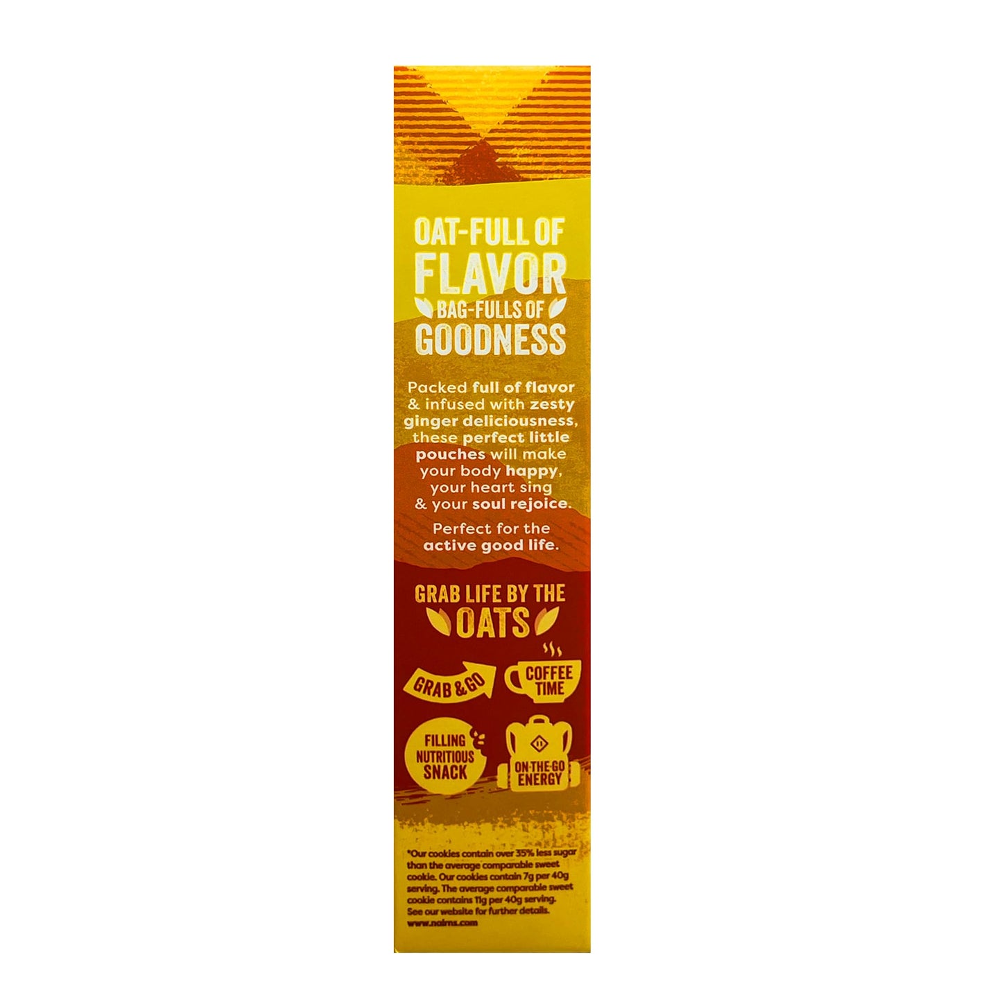 Nairn's Gluten Free Stem Ginger Snack Grahams - Healthy, Tasty and Safe for Celiacs. Perfect On-the Go Snack. High Fiber, No Artificial Colors