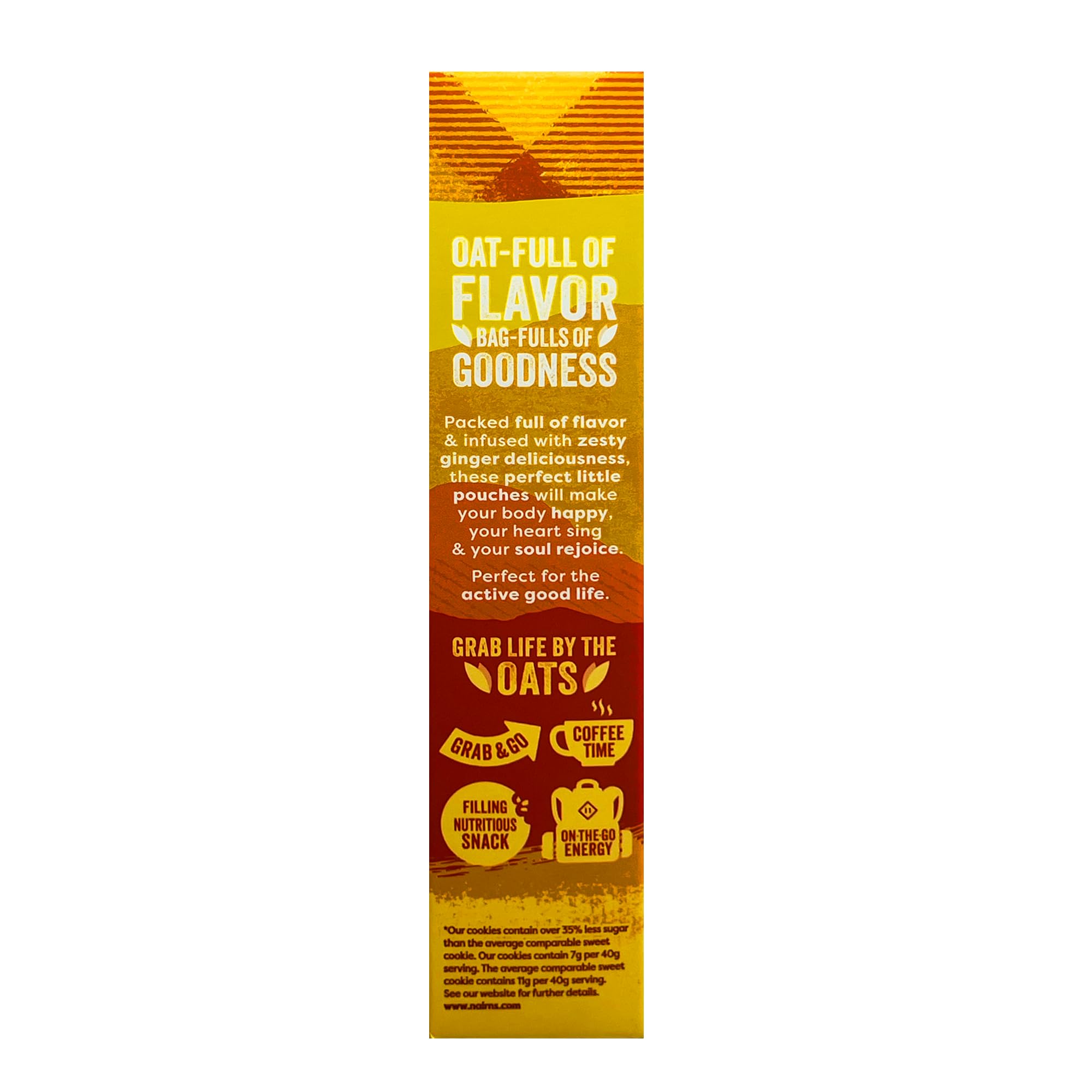 Nairn's Gluten Free Stem Ginger Snack Grahams - Healthy, Tasty and Safe for Celiacs. Perfect On-the Go Snack. High Fiber, No Artificial Colors