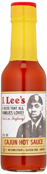 J. Lee's Cajun Hot Sauce, Packed with Cajun Flavor - 5 oz - 2 Pack