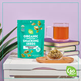 Go Raw Organic Sprouted Sweet & Salty Kettle Snacking Seeds, 4 oz, 6 Pack, Pumpkin & Sunflower Seeds, Keto, Kosher