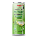 Parrot Brand Sparkling Coconut Energy Drink 11.2 fl.oz (Pack of 12)