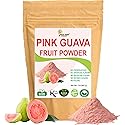 Indus Farms Pink Guava Fruit Powder - Natural Flavoring for Baking, Smoothies, Cookies, Macarons & Drinks | GMO-Free, Vegan, No Refined Sugars | 2 LB