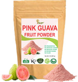 Indus Farms Pink Guava Fruit Powder - Natural Flavoring for Baking, Smoothies, Cookies, Macarons & Drinks | GMO-Free, Vegan, No Refined Sugars | 2 LB