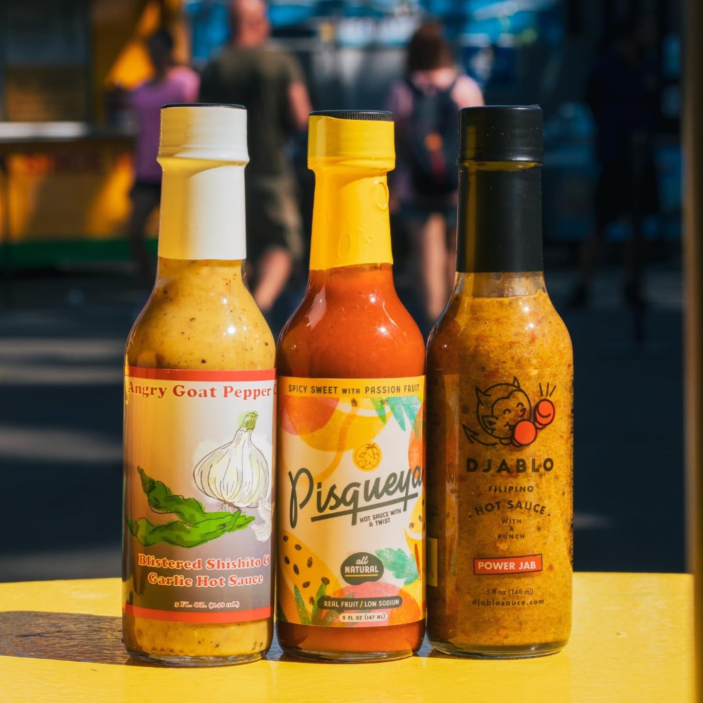 Power Jab by DJABLO Sauce, Medium Heat Hot Sauce With Flavors of Serrano Pepper, Thai Chili Flake & Scorpion Pepper, Made With All Natural
