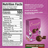 Witor's Cuore Chocolate Truffles, Italian Truffles, Dark Chocolate, 5.11oz