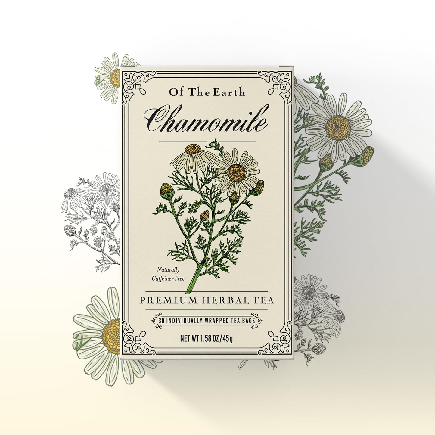 Life Plus Style Gourmet Of the Earth Chamomile Tea (Individually Wrapped, Caffeine-Free) 30-Count