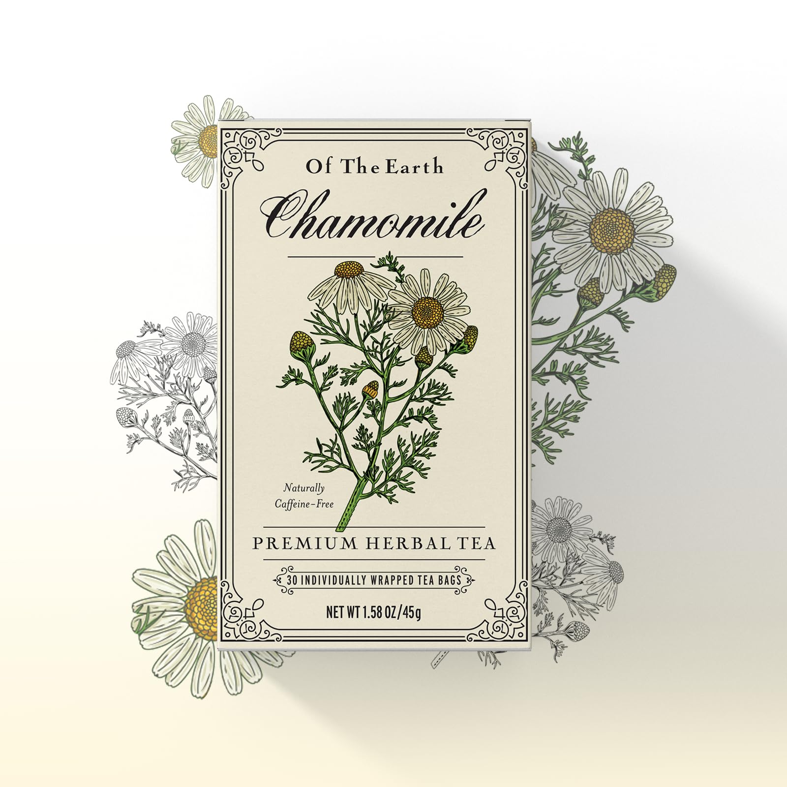 Life Plus Style Gourmet Of the Earth Chamomile Tea (Individually Wrapped, Caffeine-Free) 30-Count