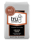 trücup Low Acid Coffee, Espresso Coffee Ground - Whole Bean 2 lb, Natural Water&Steam Process 60% Less Acid, Stomach-Friendly Rich in Antioxidants