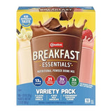 Nestle Carnation Breakfast Essentials Complete Nutritional Drink Rich Milk Chocolate/Classic French Vanilla/Strawberry Sensation Flavor 60 Ct