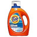 Tide Ultra Odor Defense Plus Oxi Liquid Laundry Detergent, 73 fl oz, 52 Loads, Advanced Odor and Stain Fighting Laundry Detergent Liquid