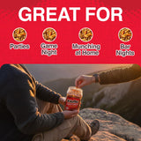 P-Nuttles Sweet & Spicy Snack Mix, 36 Oz Jar (Pack of 1) - Ideal Bar Mix - Butter Toffee Covered Peanuts with Sesame Sticks, Chili Crescents, Corn