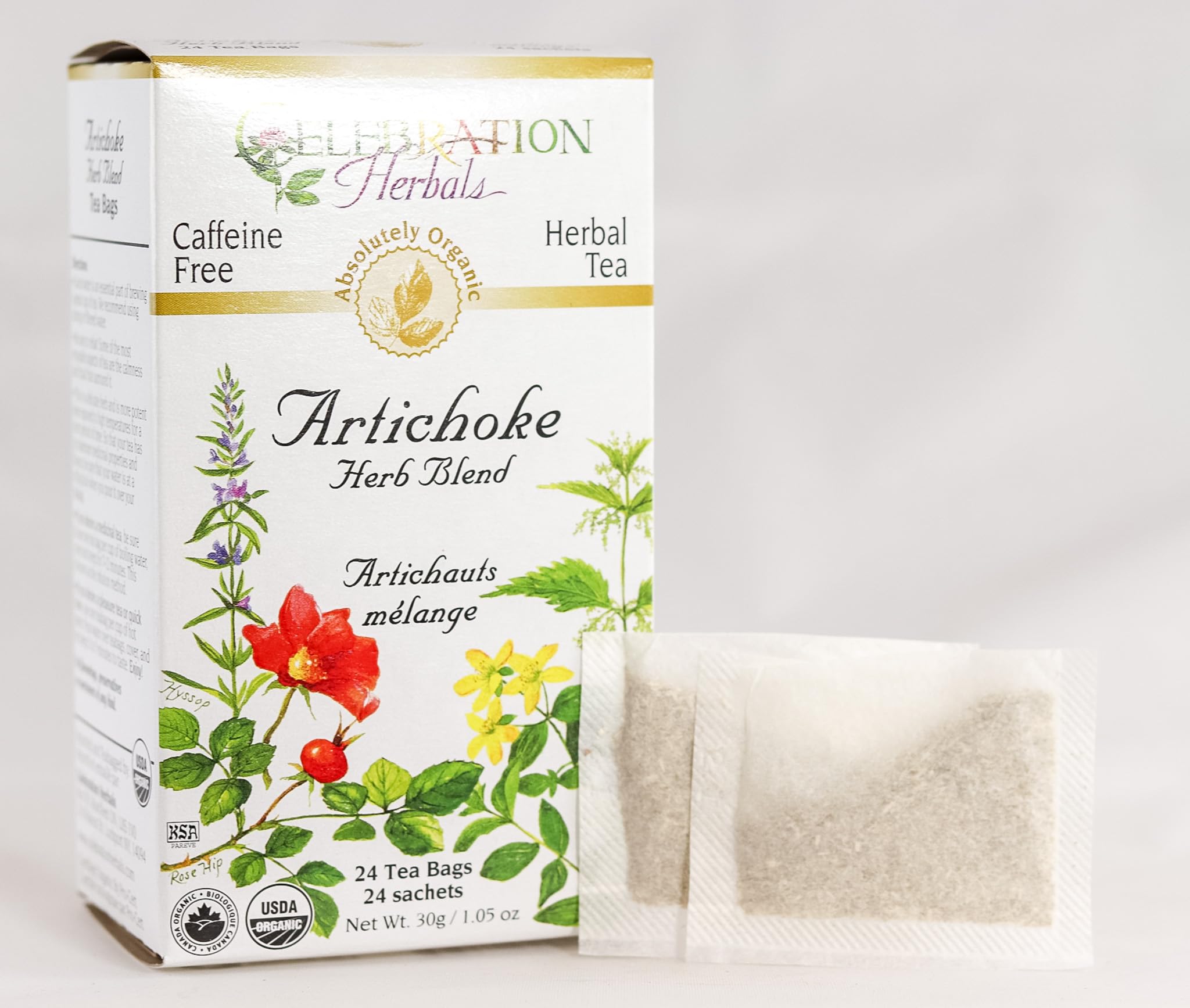 Celebration HERBALS Artichoke Blend Organic 24 Bag, 0.02 Pound