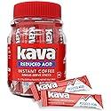 Kava Low Acid Instant Coffee Single Serve Stick Packets, 20 Count