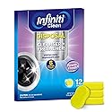 Garbage Disposal Cleaner and Deodorizer Tablets - Kitchen Sink Cleaner and Deodorizer, Septic Safe, Lemon Scent, Removes Odor-Causing Residues (12
