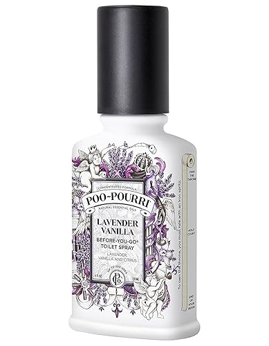 Poo-Pourri Before-You-go Toilet Spray, Lavender Vanilla Scent - OLD BOTTLE STYLE, 4 Fl Oz