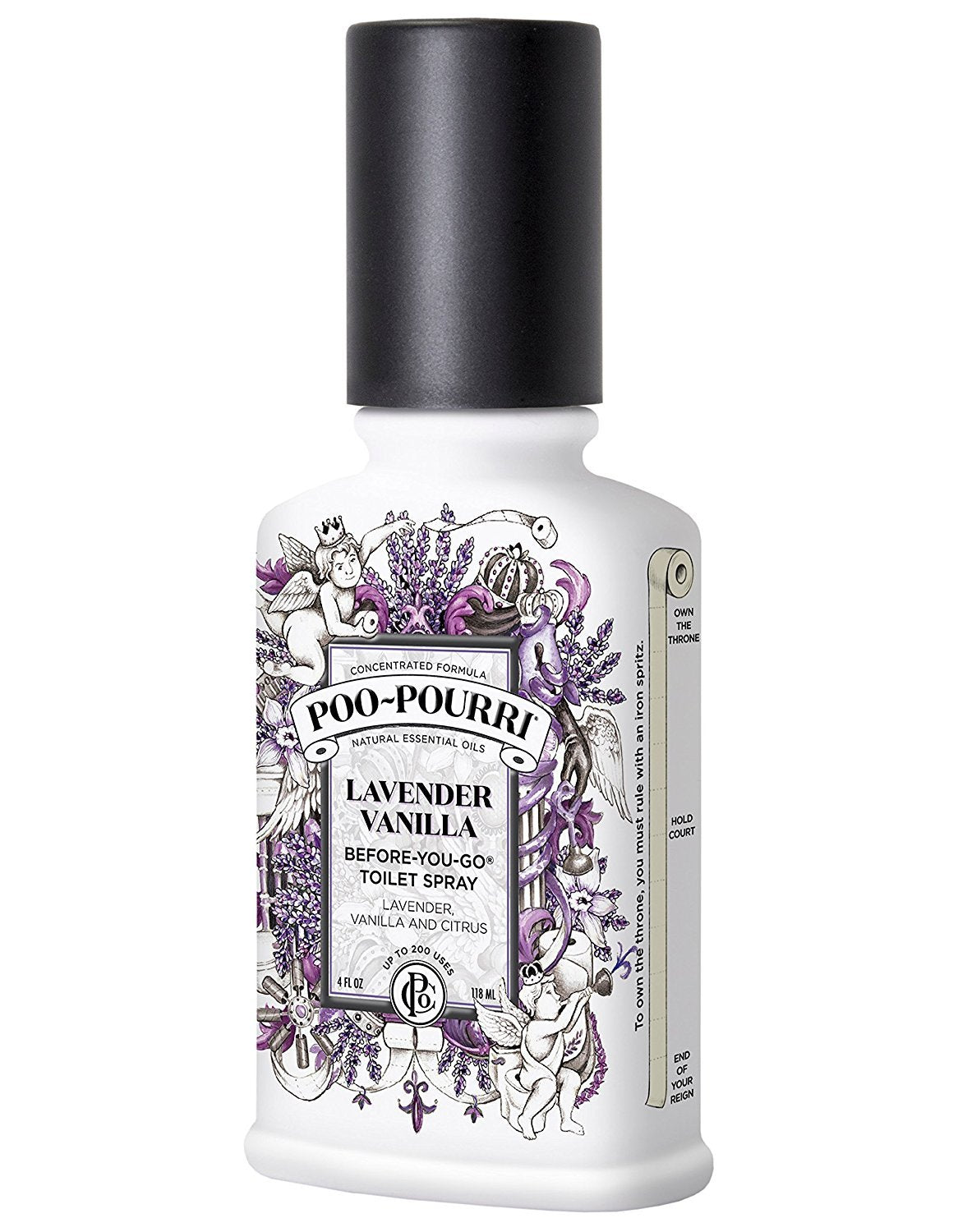 Poo-Pourri Before-You-go Toilet Spray, Lavender Vanilla Scent - OLD BOTTLE STYLE, 4 Fl Oz