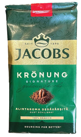 Jacobs Kronung Ground Coffee, 8.81 oz, (Pack of 12)