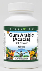 Gum Arabic (Acacia) 4:1-450 mg (100 Capsules, ZIN: 520432) - 3 Pack