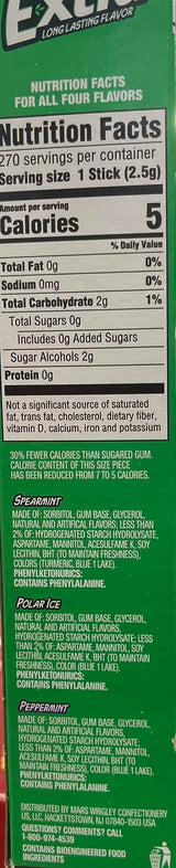 Gummy Mint Variety 18 packs Spearmint/Polar Ice/Peppermint