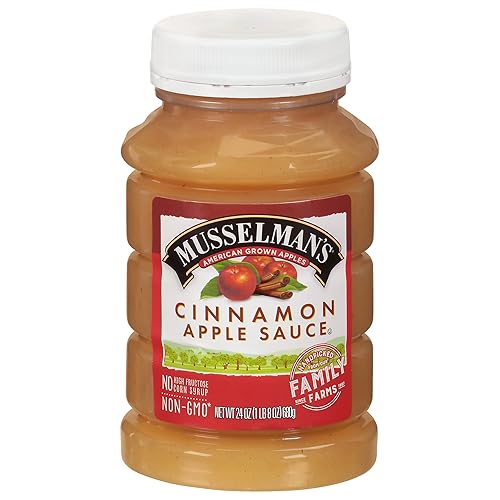 Musselman's Deluxe Cinnamon Applesauce 24 oz (Pack of 12)