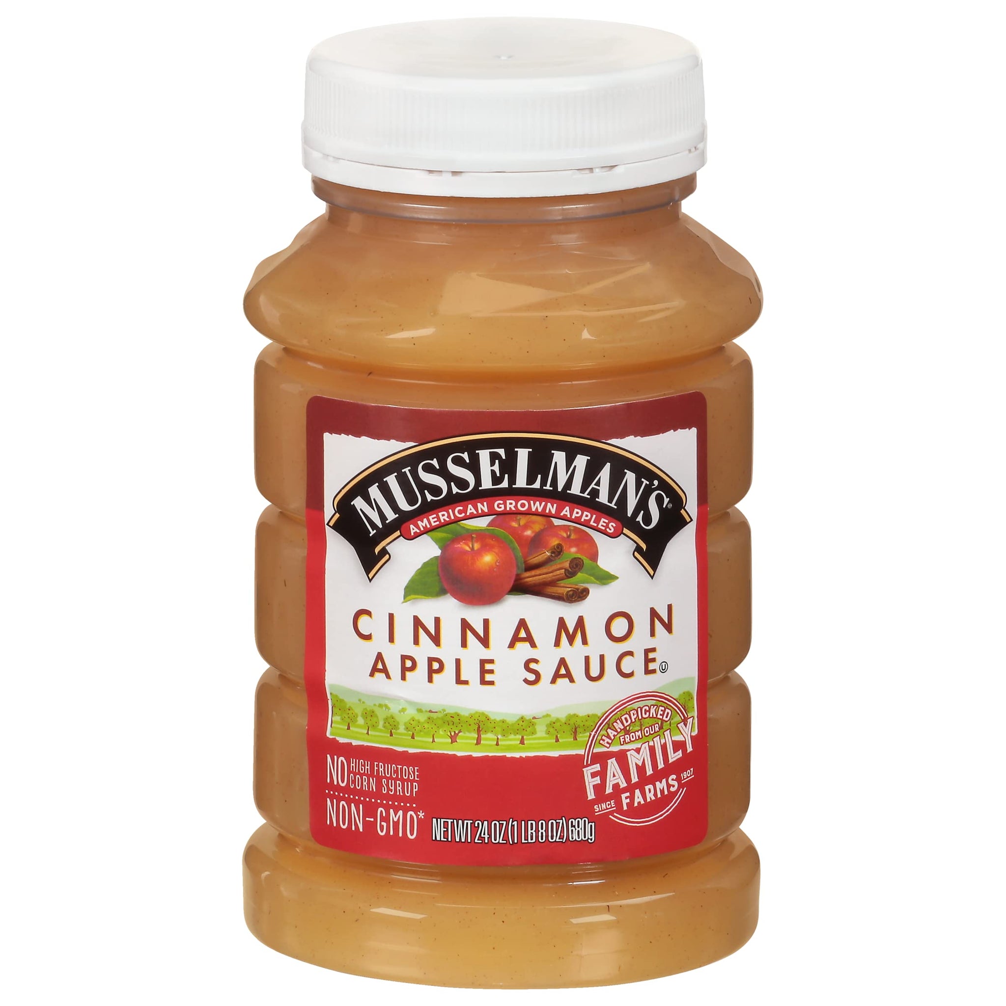 Musselman's Deluxe Cinnamon Applesauce 24 oz (Pack of 12)
