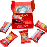 Audrey's Popcorn 6 Bag Variety Pack - (2 Caramel, 2 Kettle Corn, & 2 Cheddar Cheese) - Sweet & Savory Snack Box - Perfect for Gifts, Movie Night